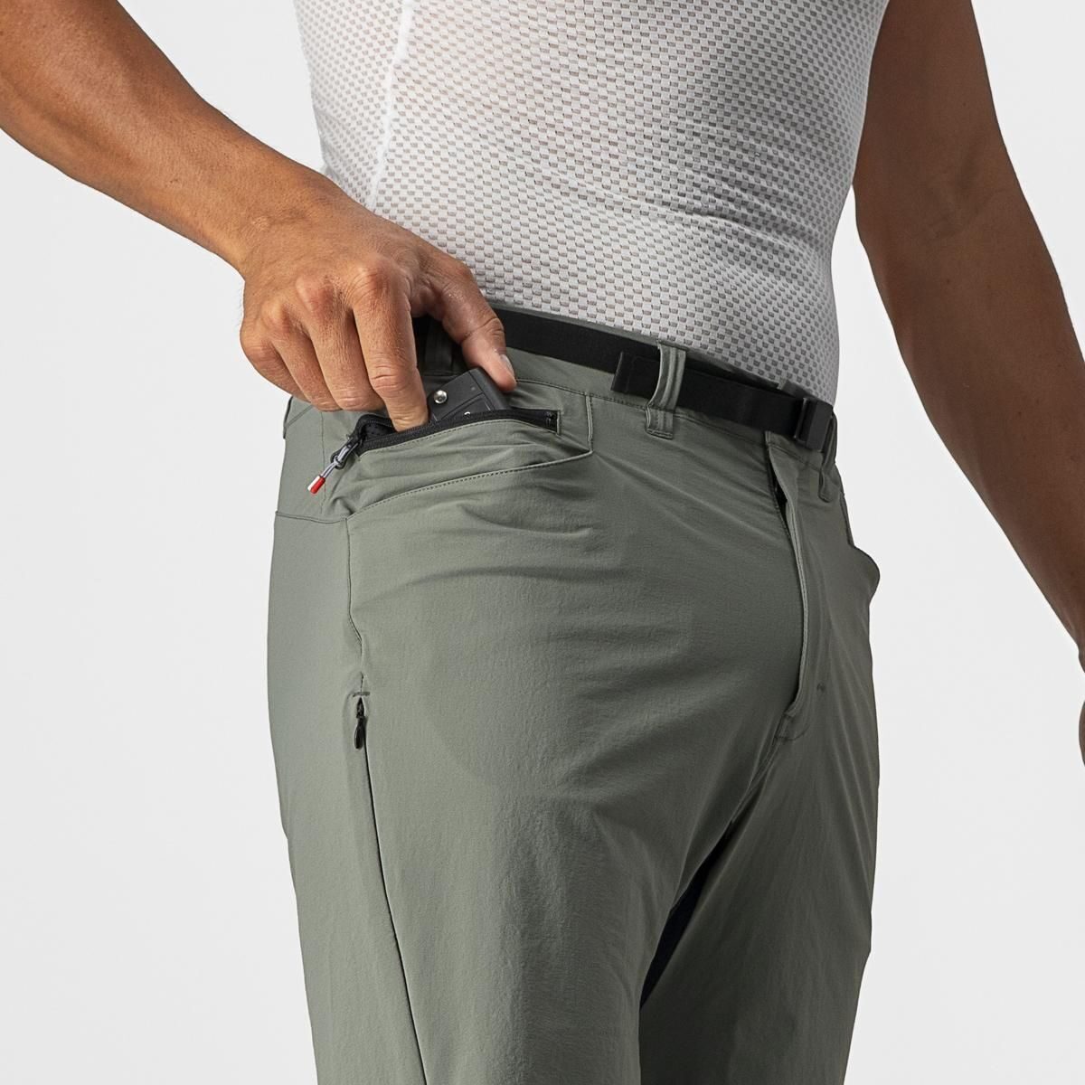pantaloni scurti castelli unlimited trail baggy kaki xl 1