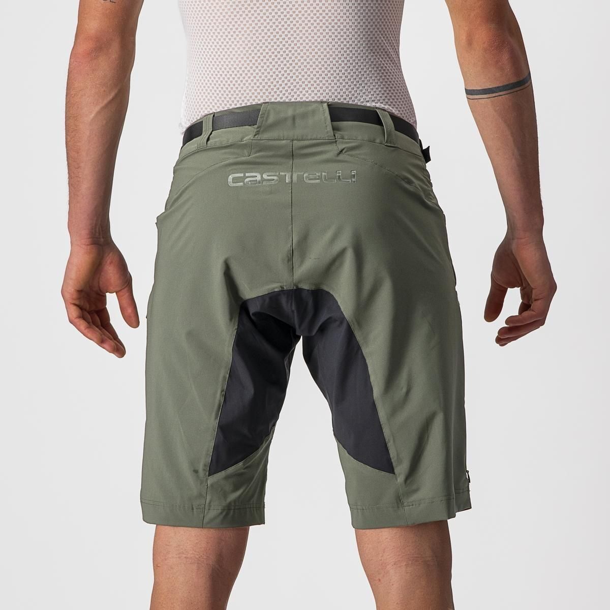 pantaloni scurti castelli unlimited trail baggy kaki xl 4