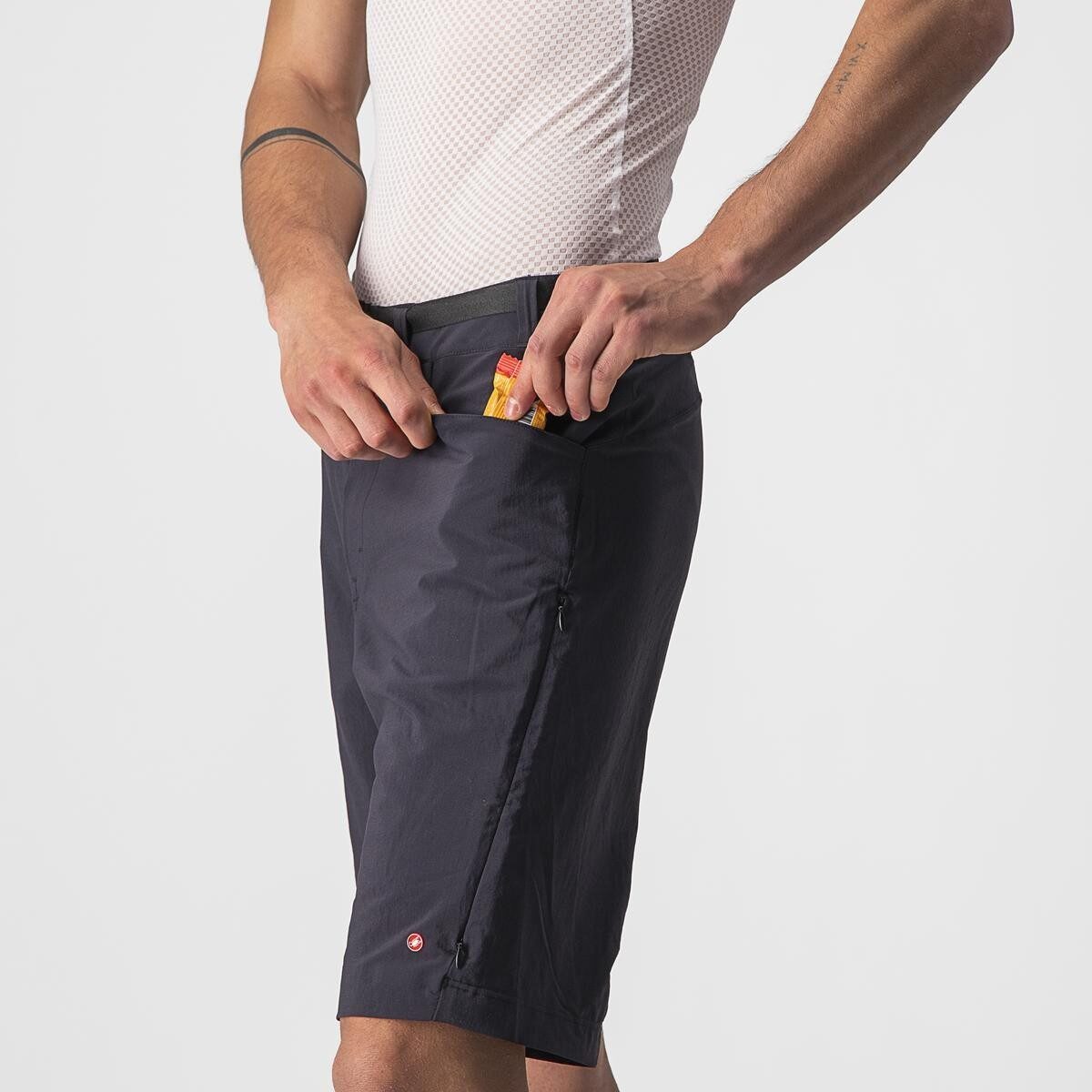 pantaloni scurti castelli unlimited trail baggy negru m 3