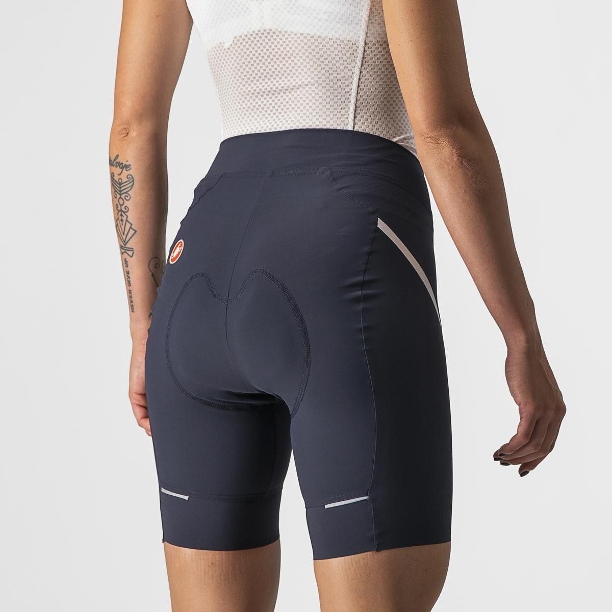 pantaloni scurti castelli velocissima 3 de dama bleumarin argintiu xs 2