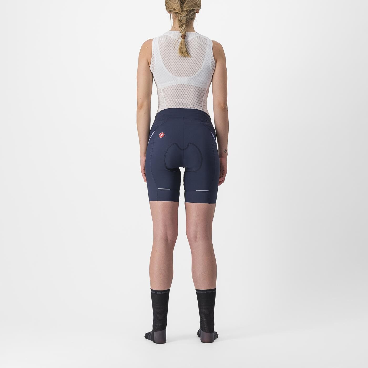 pantaloni scurti castelli velocissima 3 de dama bleumarin violet l 1