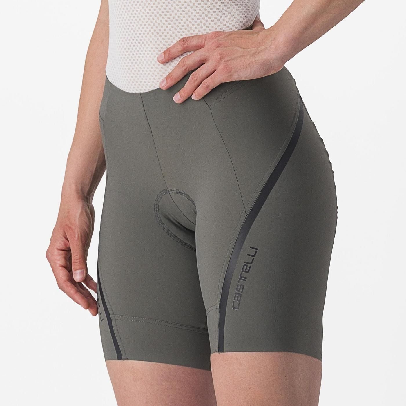 pantaloni scurti castelli velocissima 3 de dama gri antracit s 2