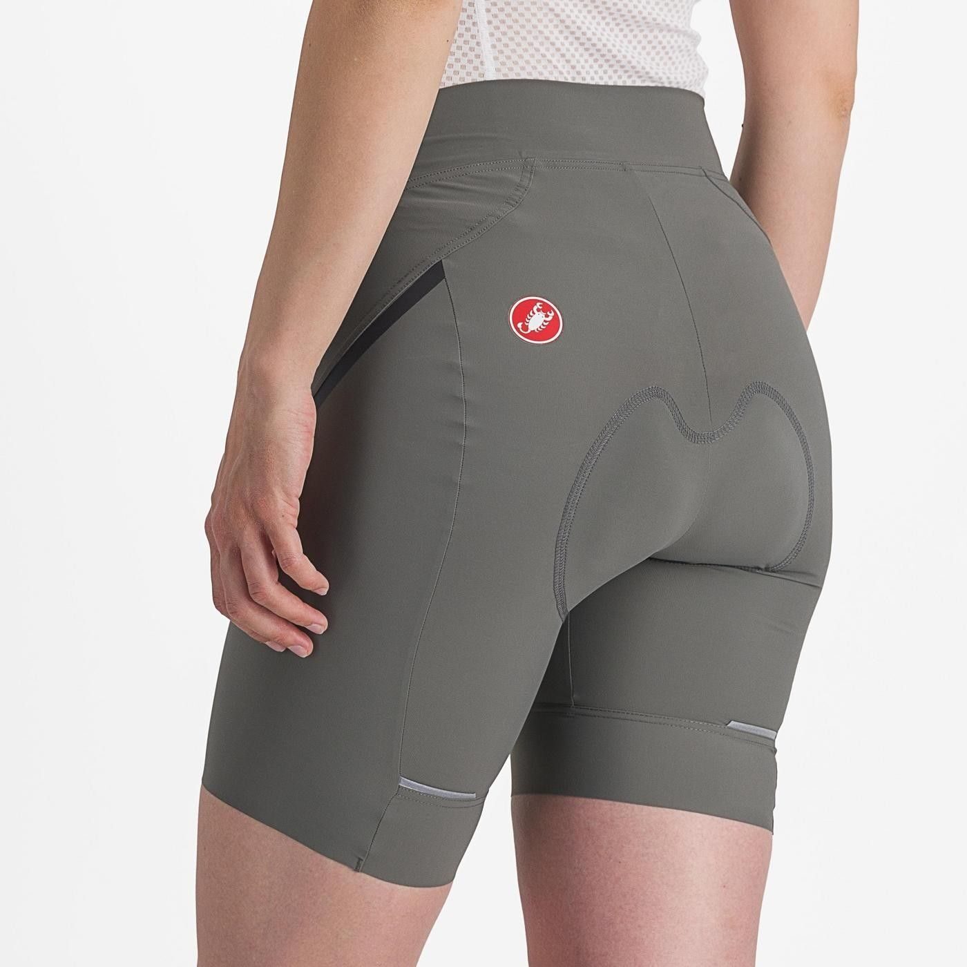 pantaloni scurti castelli velocissima 3 de dama gri antracit s 3