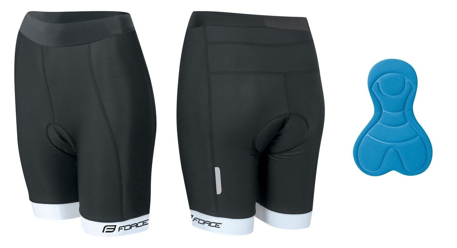 pantaloni scurti cu bazon force kid negru alb 140 153 cm