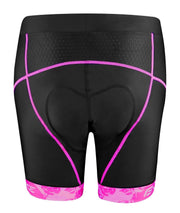 pantaloni scurti cu bazon force rose lady negru roz m