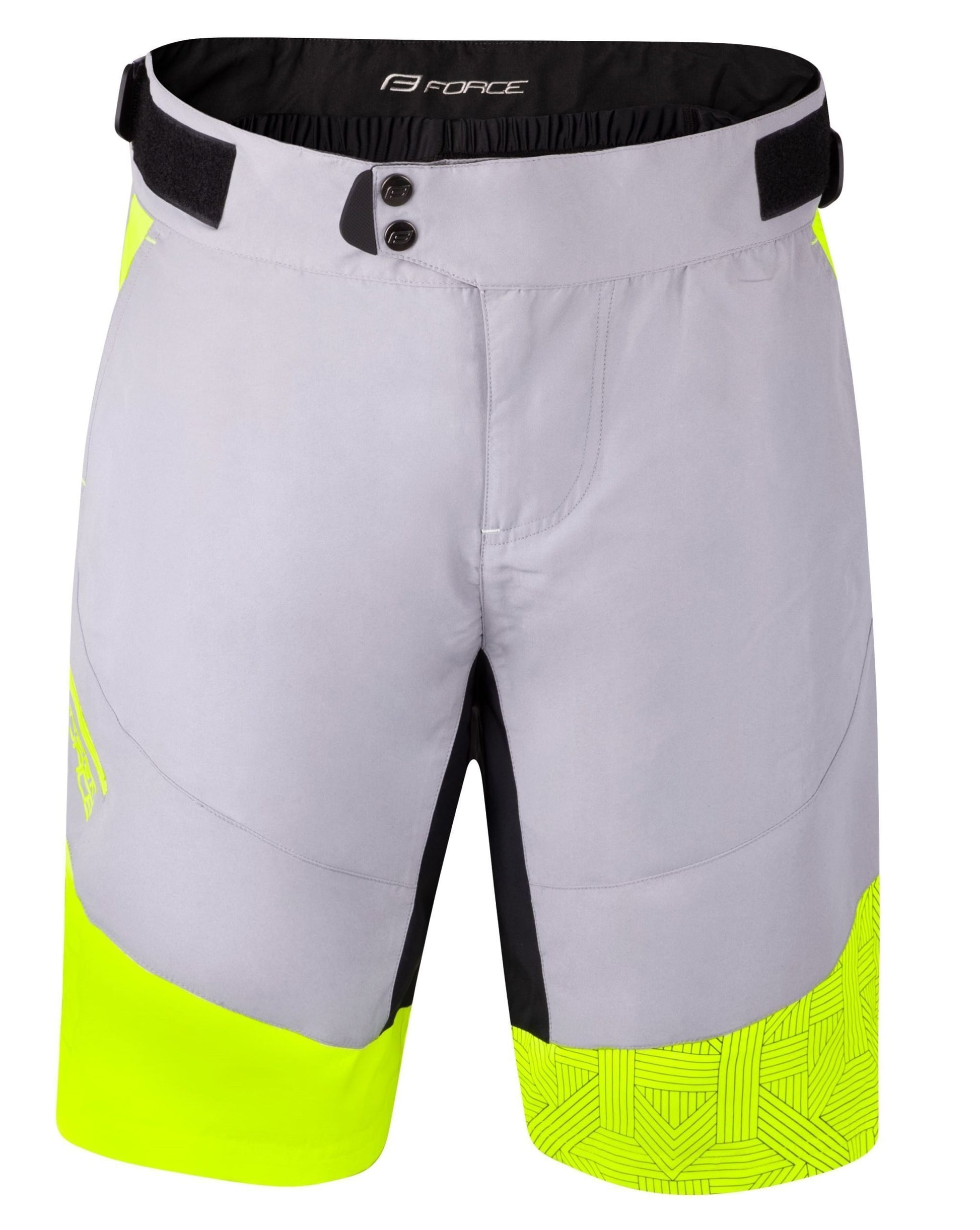 pantaloni scurti cu bazon force storm gri fluo xl scaled