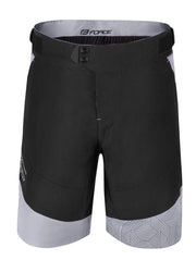 pantaloni scurti cu bazon force storm negru gri negru gri m scaled