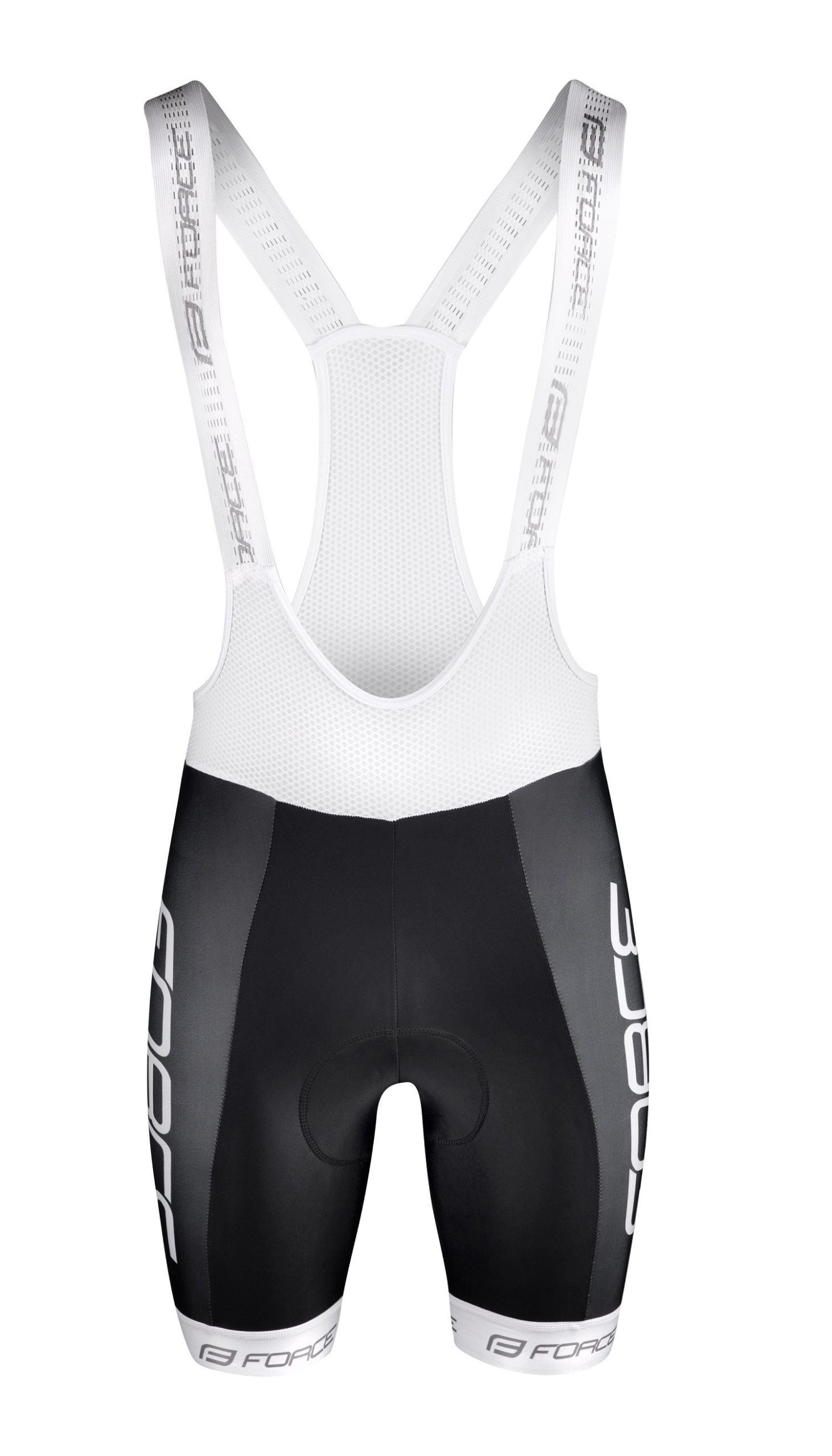 pantaloni scurti cu bazon si bretele force team18 negru alb xl 1 scaled