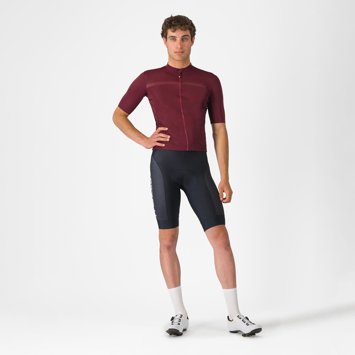 pantaloni scurti cu bretele castelli competizione 2 kit pentru barbati negru xxl 2