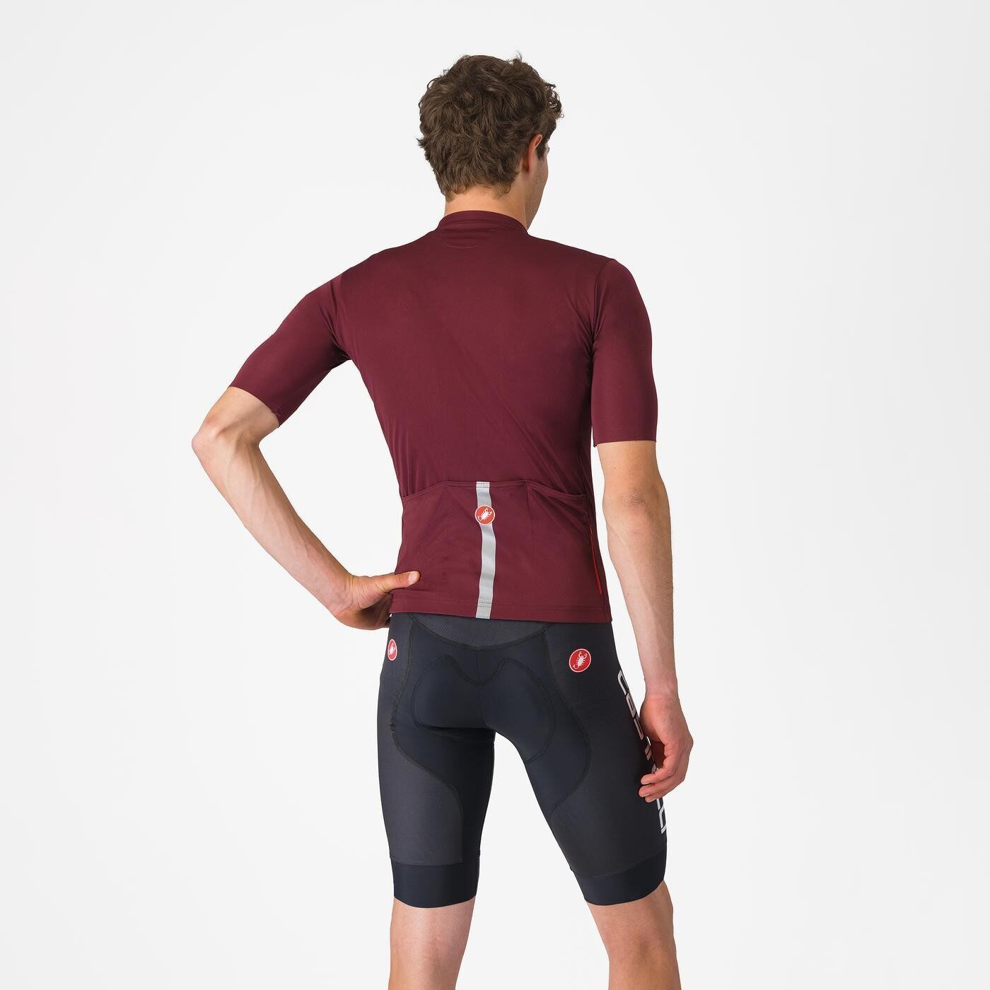 pantaloni scurti cu bretele castelli competizione 2 kit pentru barbati negru xxl 5