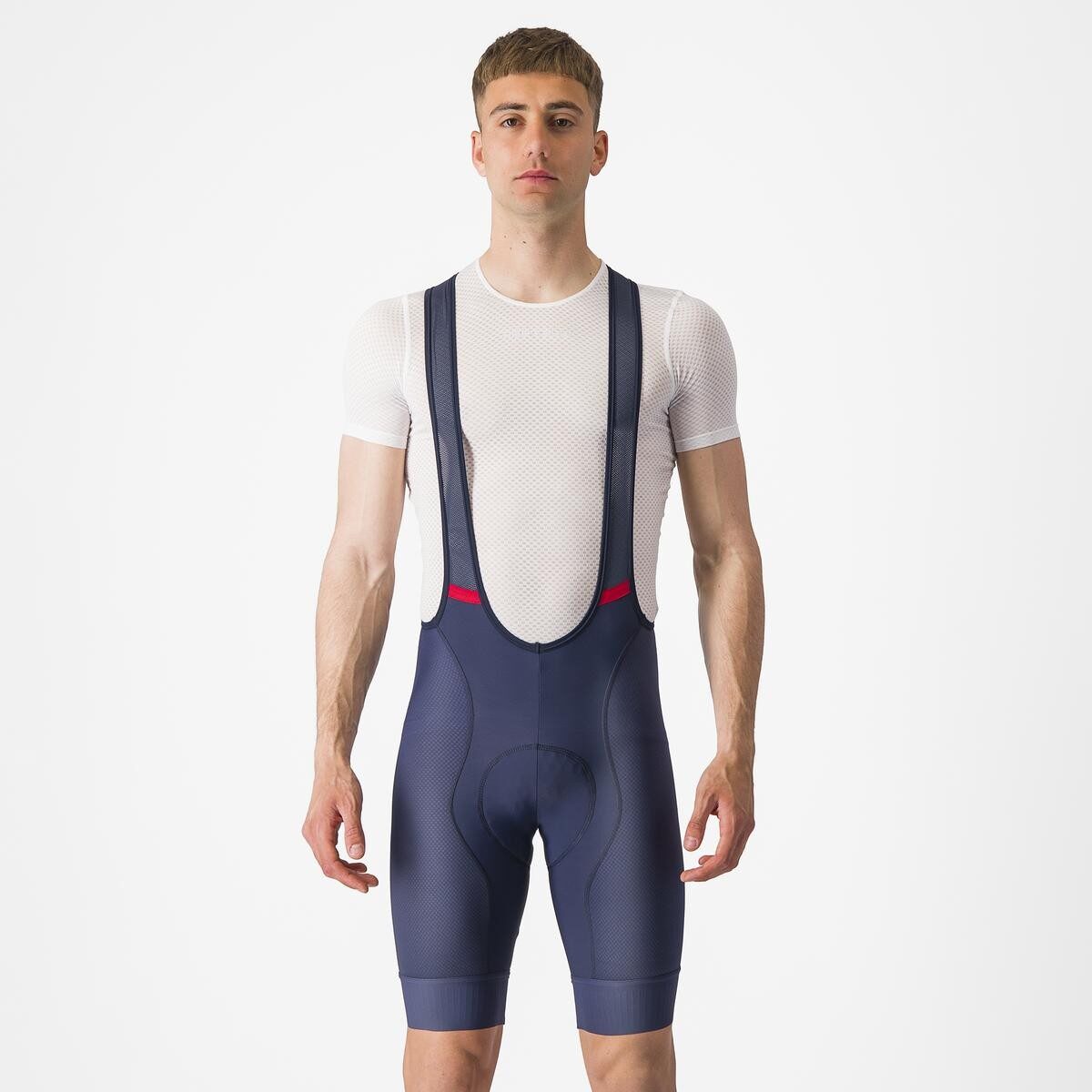 pantaloni scurti cu bretele castelli competizione indigo xxxl 4