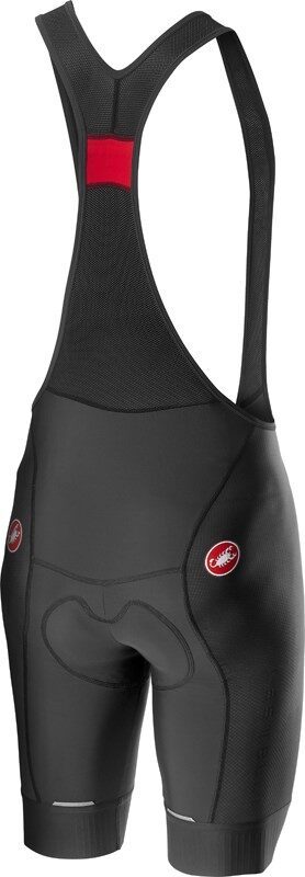 pantaloni scurti cu bretele castelli competizione negru l