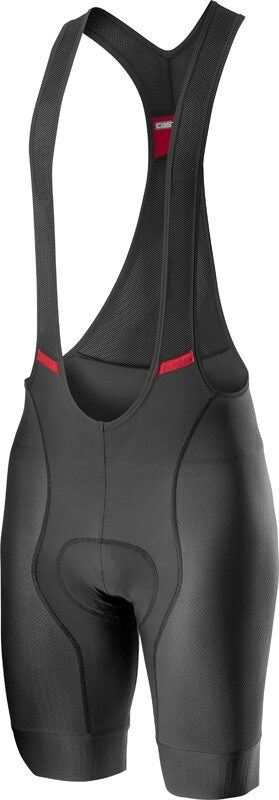 pantaloni scurti cu bretele castelli competizione negru s 1