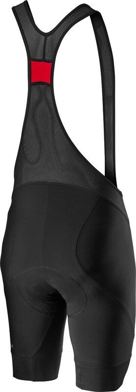 pantaloni scurti cu bretele castelli endurance 3 negru s