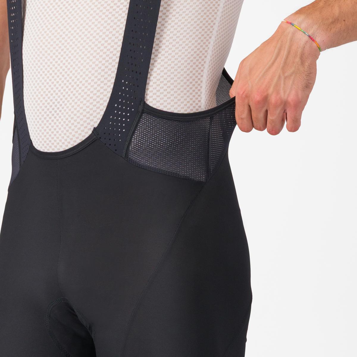 Pantaloni scurti cu bretele Castelli Endurance 4, pentru barbati, negru L