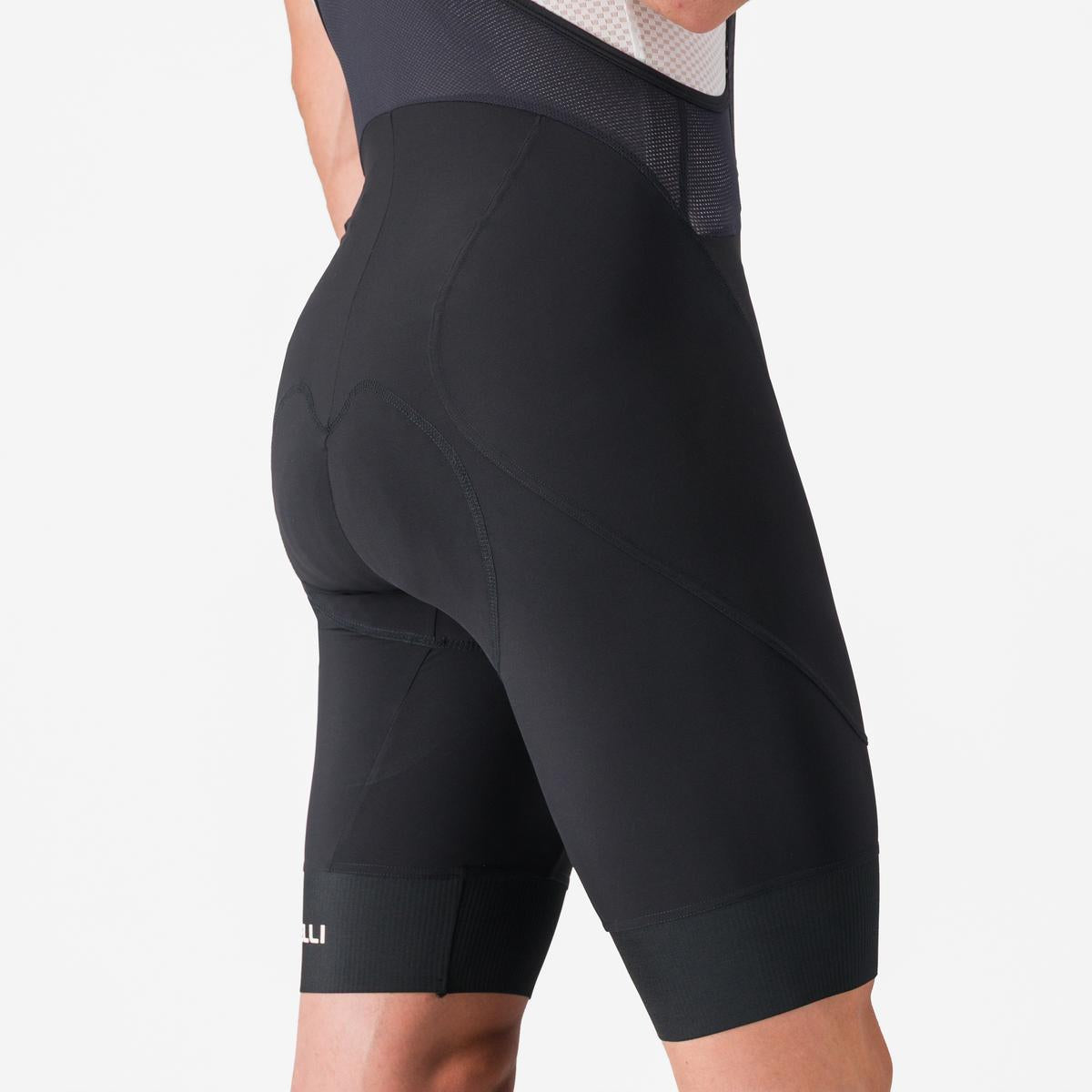 Pantaloni scurti cu bretele Castelli Endurance 4, pentru barbati, negru L