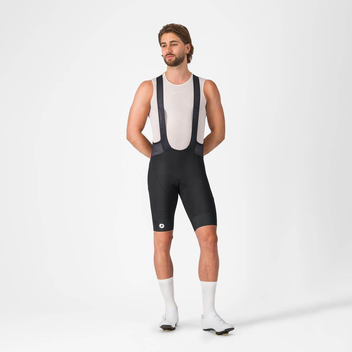Pantaloni scurti cu bretele Castelli Endurance 4, pentru barbati, negru M