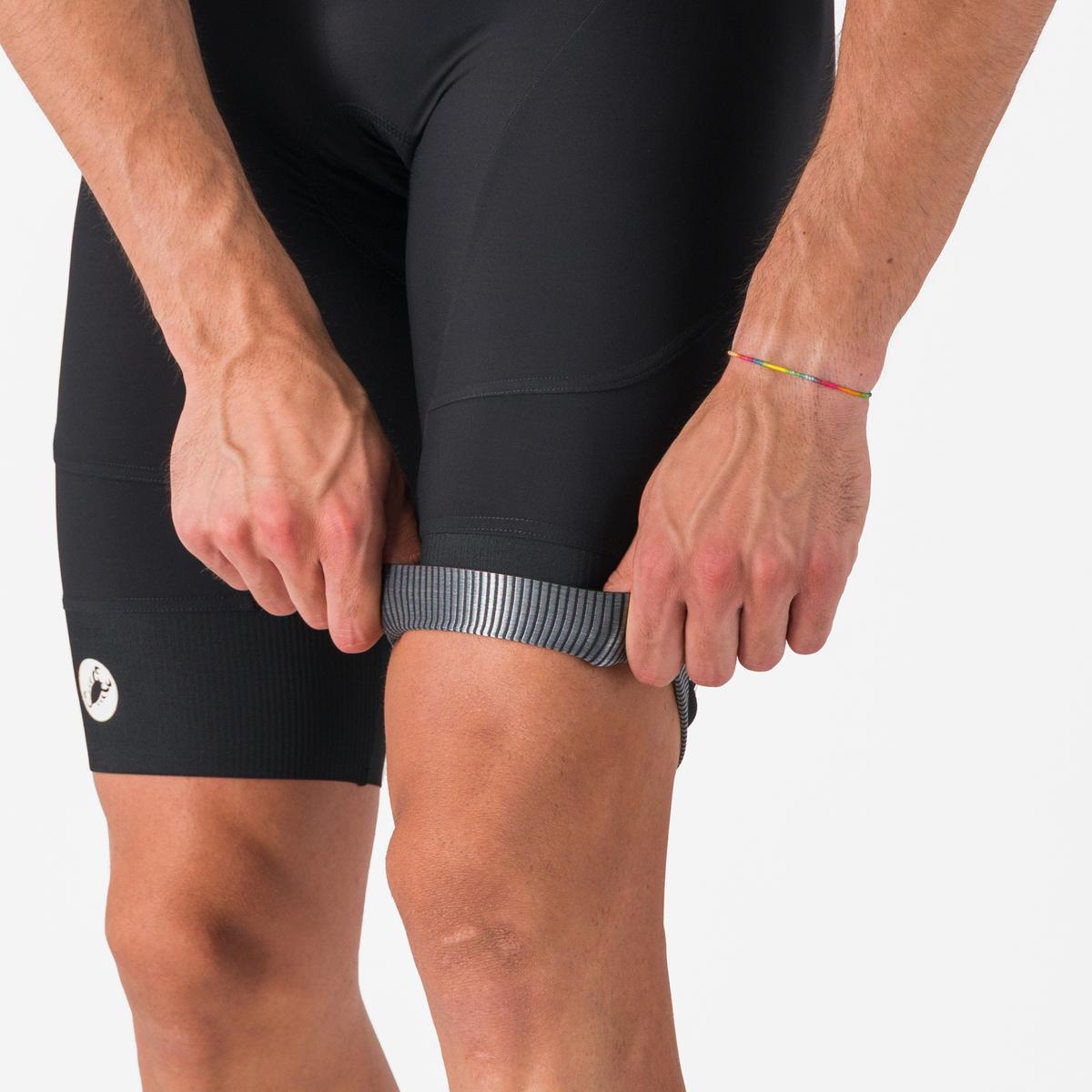 Pantaloni scurti cu bretele Castelli Endurance 4, pentru barbati, negru S