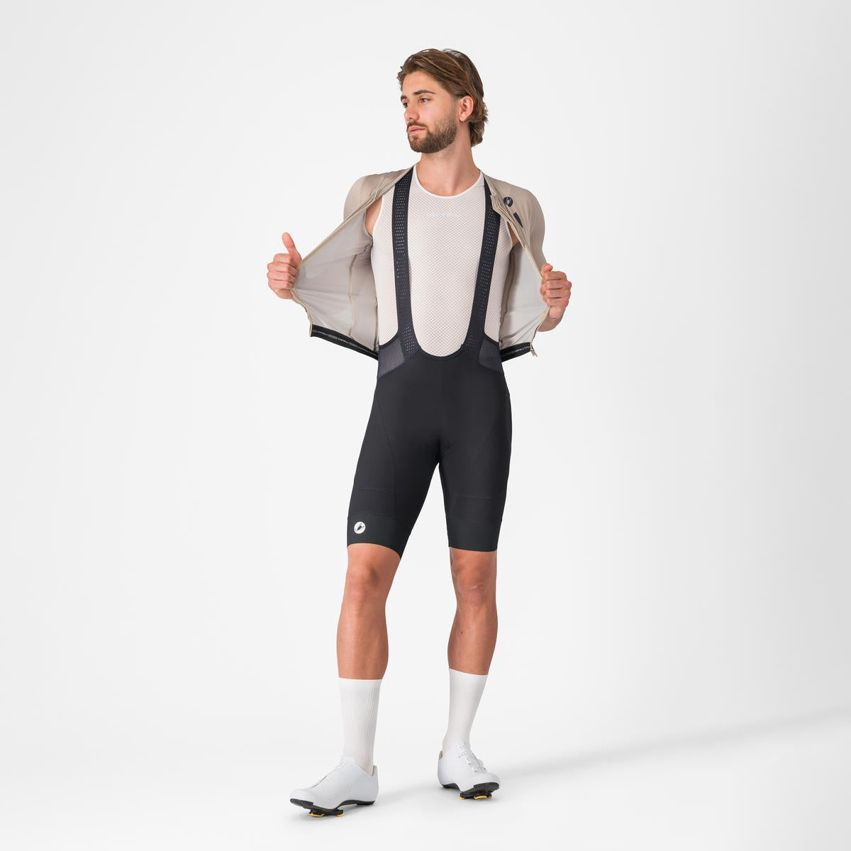 Pantaloni scurti cu bretele Castelli Endurance 4, pentru barbati, negru XXXL
