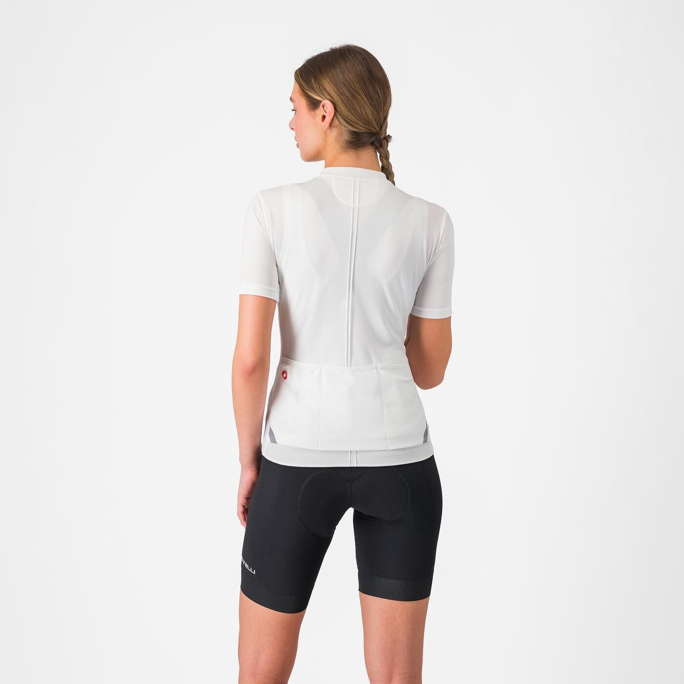 pantaloni scurti cu bretele castelli endurance w pentru femei negru l 3