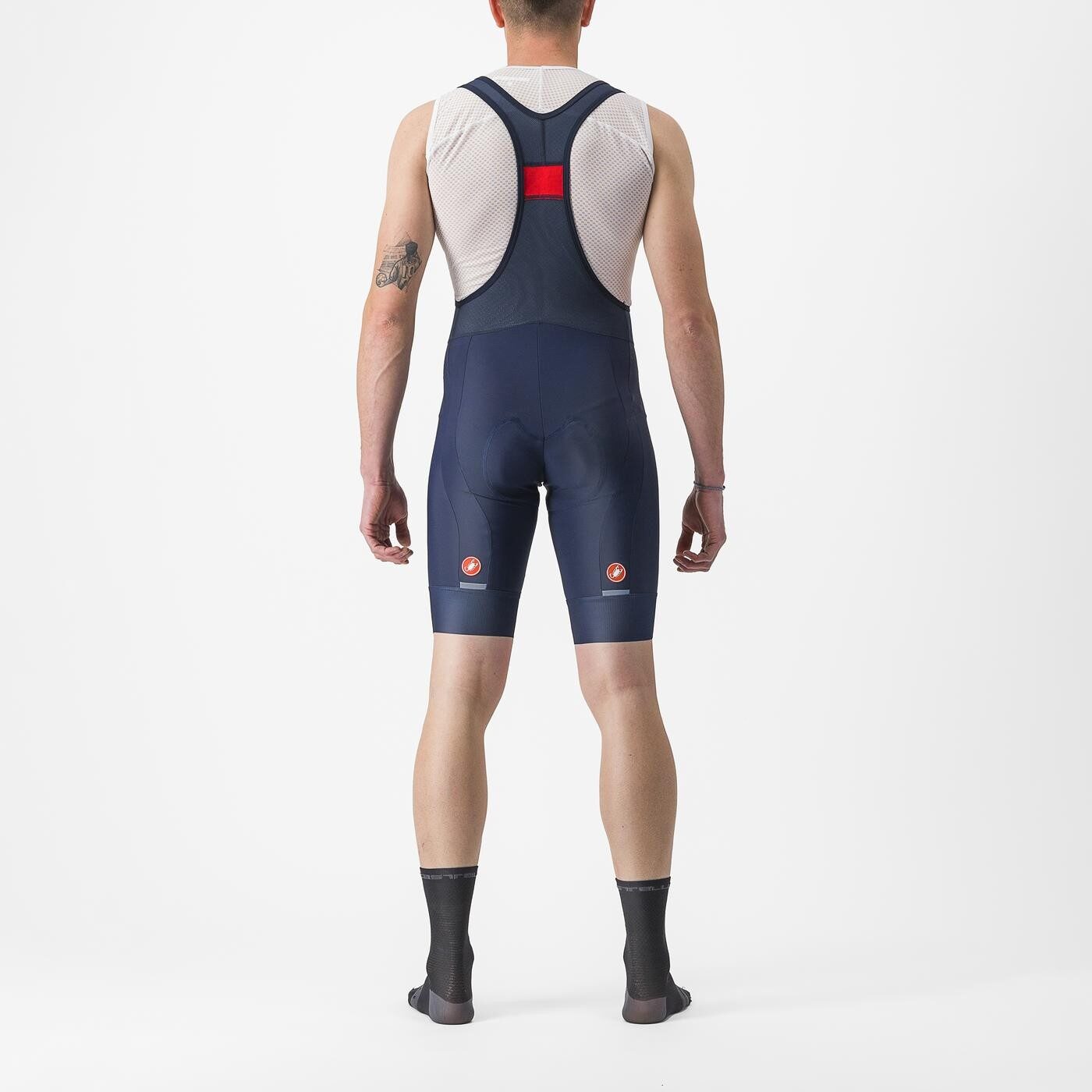 pantaloni scurti cu bretele castelli entrata 2 indigo m 1