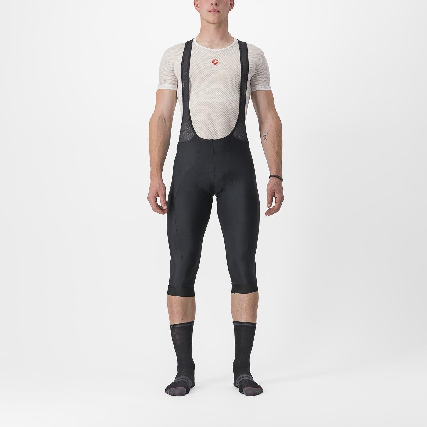 pantaloni scurti cu bretele castelli entrata 2 negru xxl 6