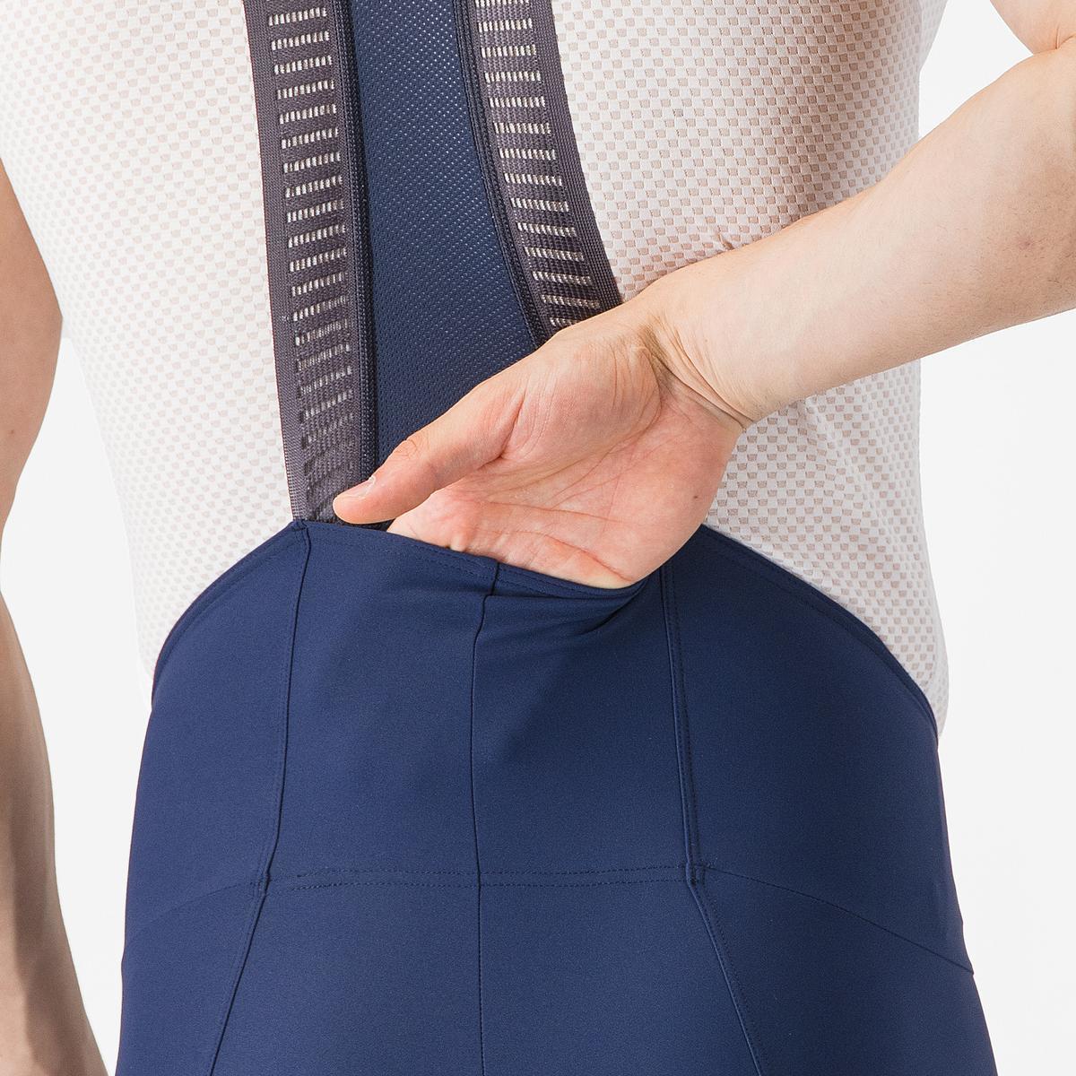 Pantaloni scurti cu bretele Castelli Espresso 2, pentru barbati, albastru belgian XXL