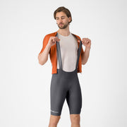 Pantaloni scurti cu bretele Castelli Espresso 2, pentru barbati, gri inchis L