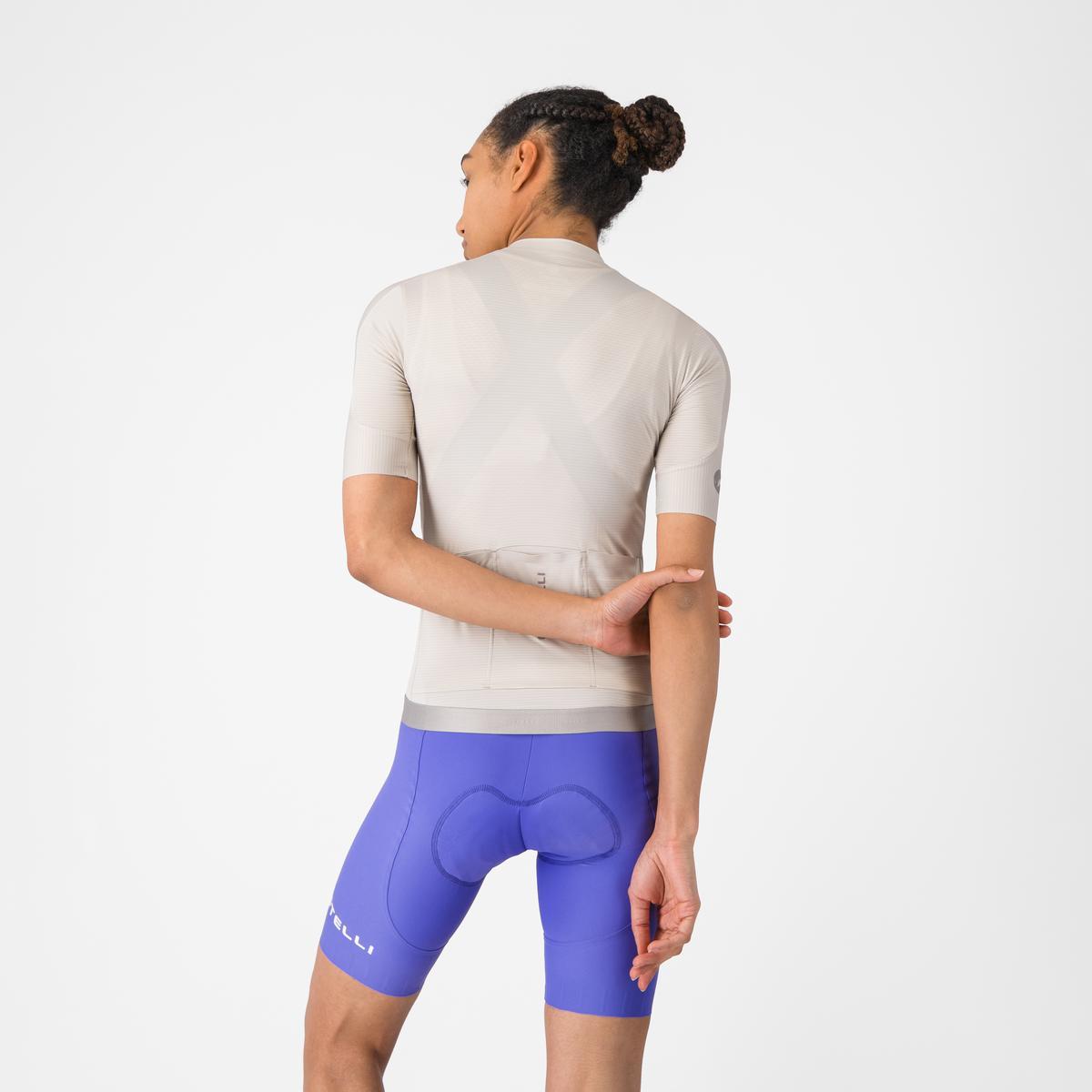Pantaloni scurti cu bretele Castelli Espresso 2 W DT, pentru femei, violet S