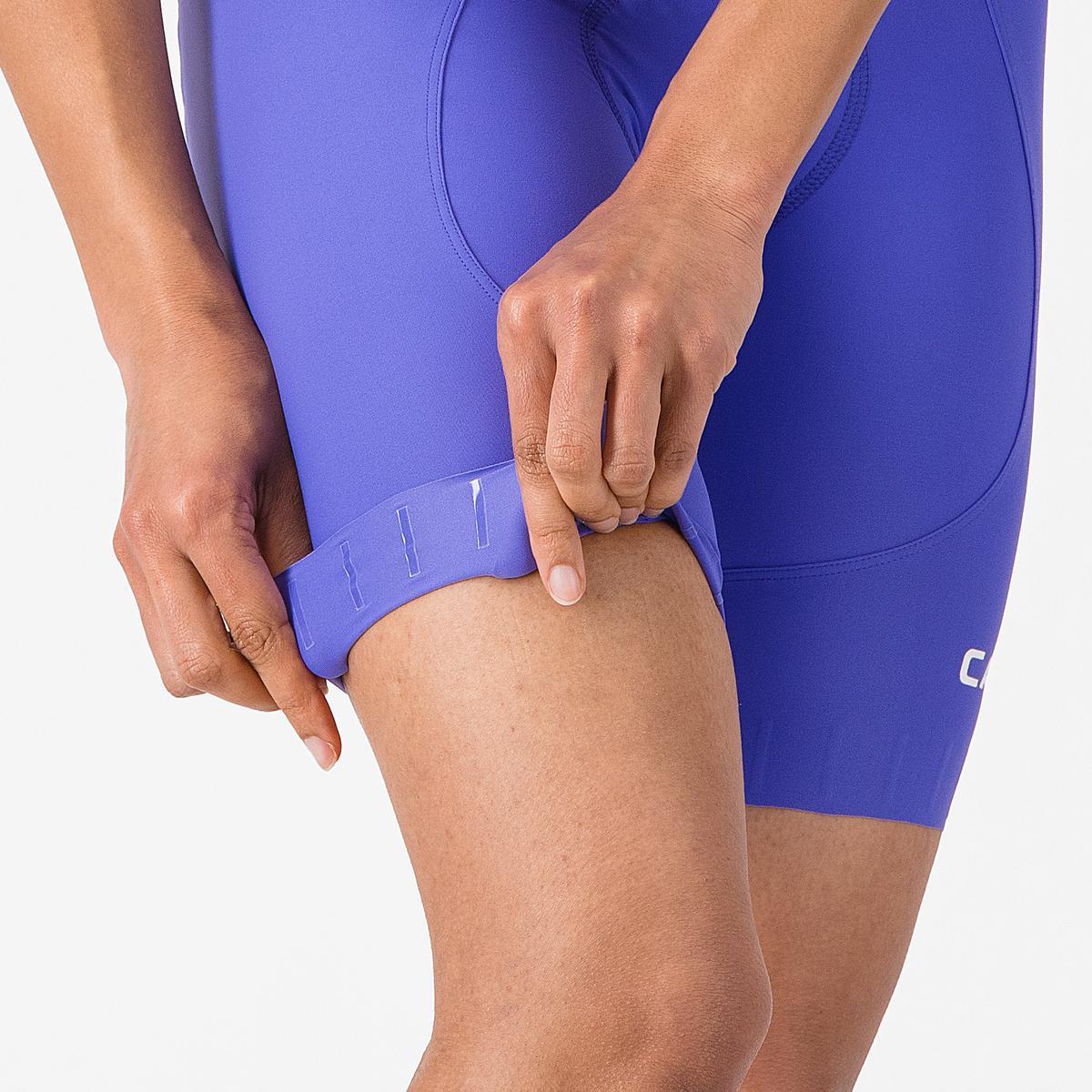 Pantaloni scurti cu bretele Castelli Espresso 2 W DT, pentru femei, violet S