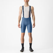 pantaloni scurti cu bretele castelli espresso albastru s