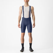 pantaloni scurti cu bretele castelli espresso indigo xl