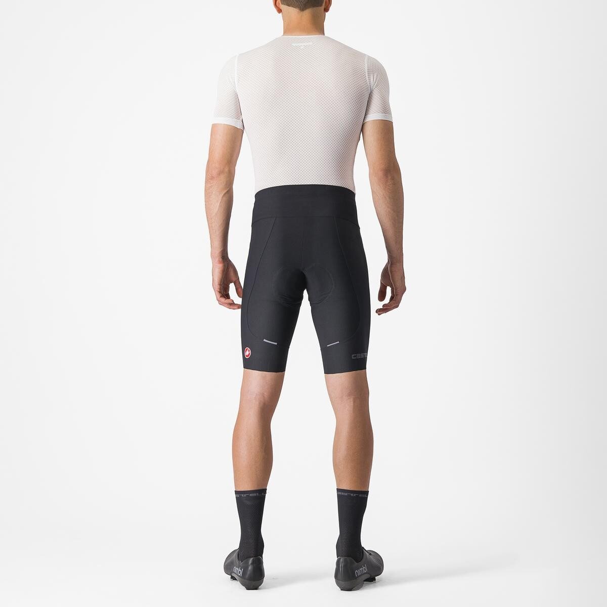 pantaloni scurti cu bretele castelli espresso negru xl 7
