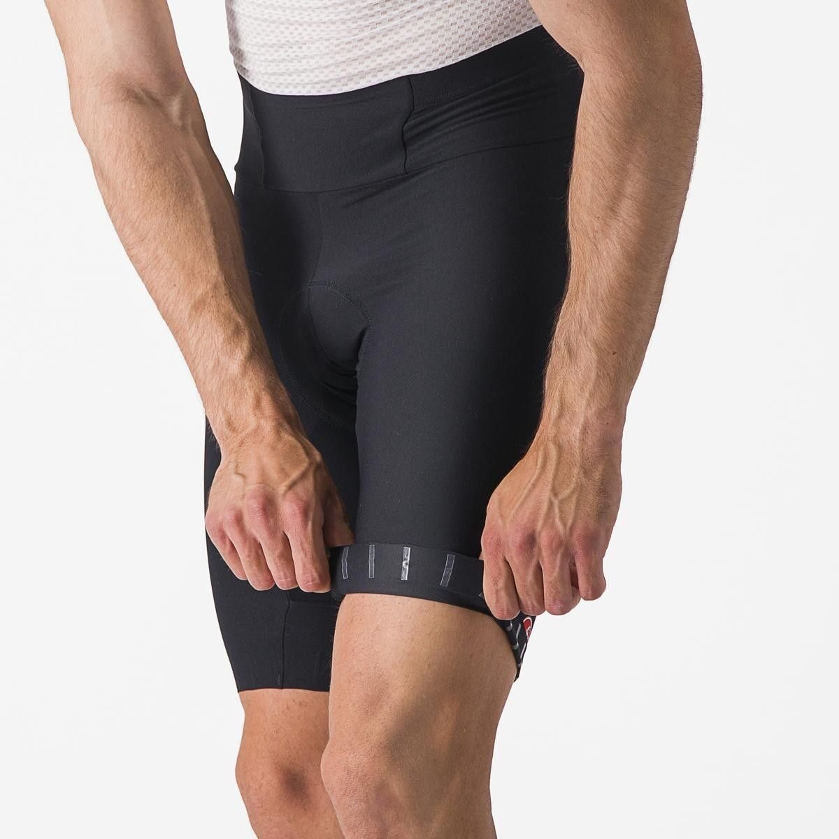 pantaloni scurti cu bretele castelli espresso negru xl 8