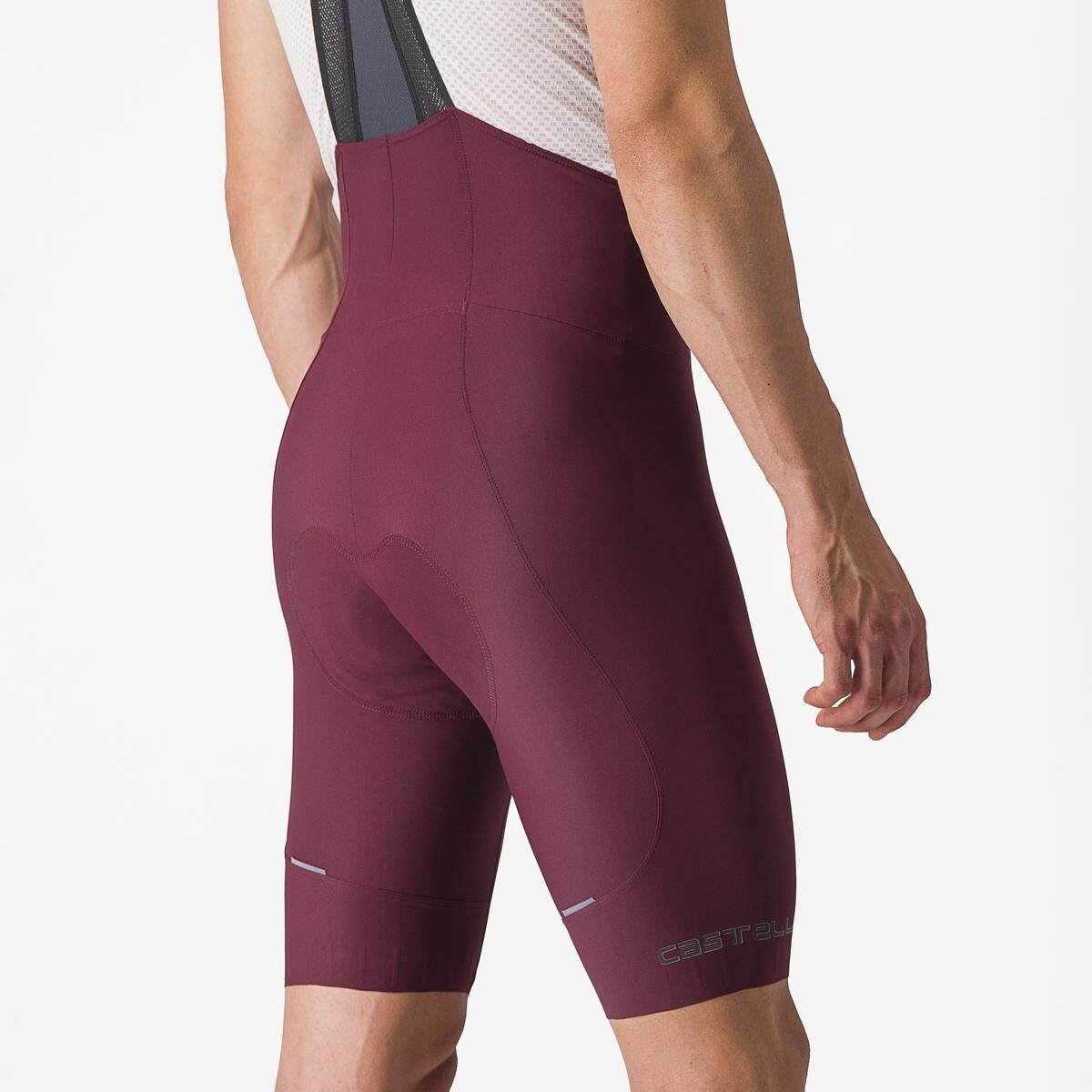 pantaloni scurti cu bretele castelli espresso visiniu l 3