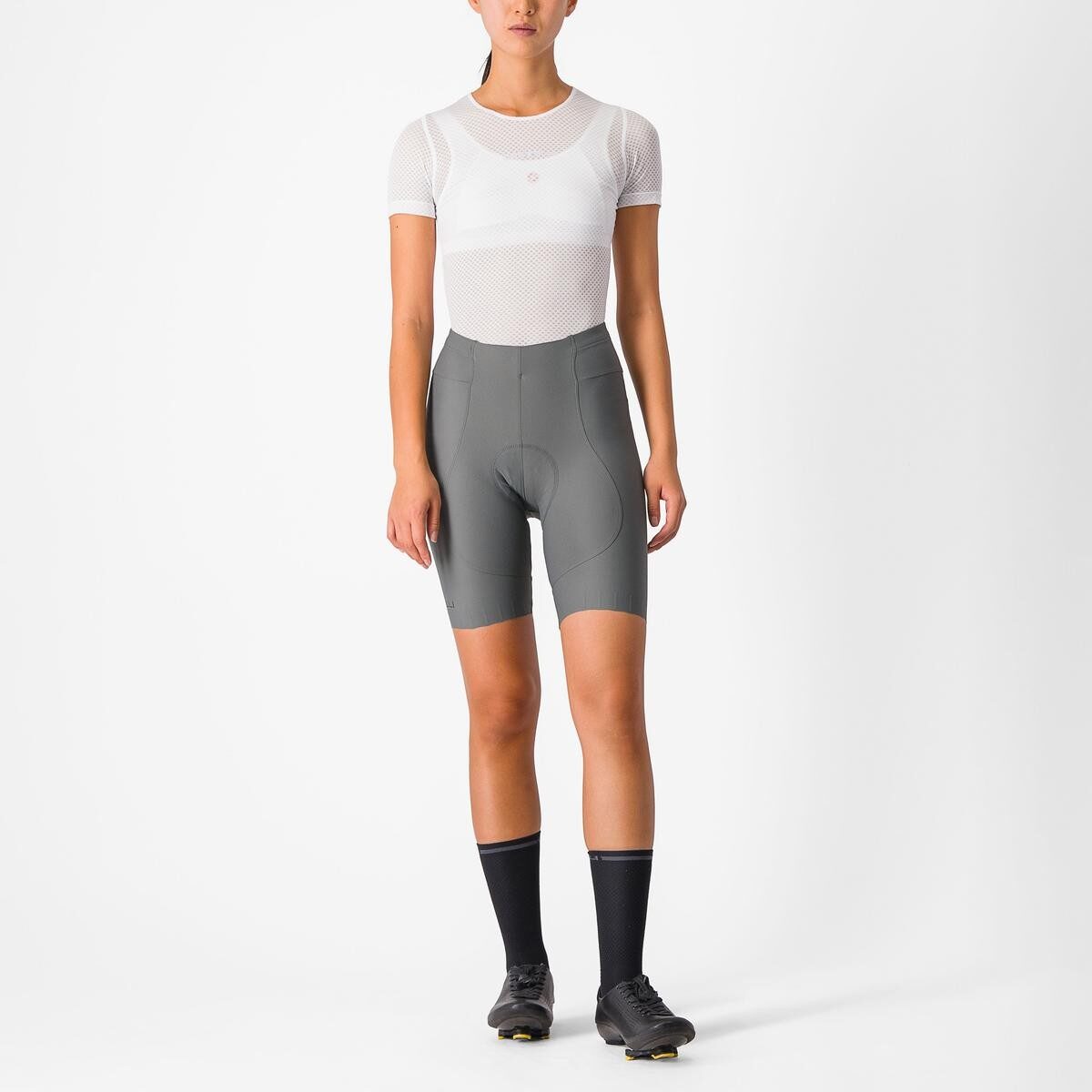 pantaloni scurti cu bretele castelli espresso w de dama antracit l