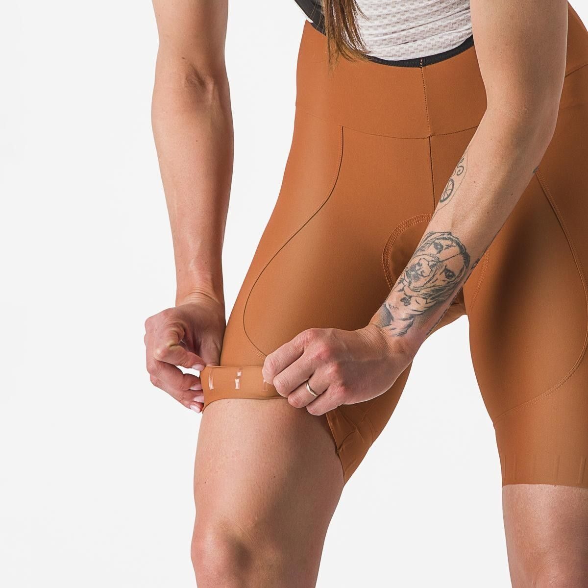 pantaloni scurti cu bretele castelli espresso w dt de dama maro xs 3