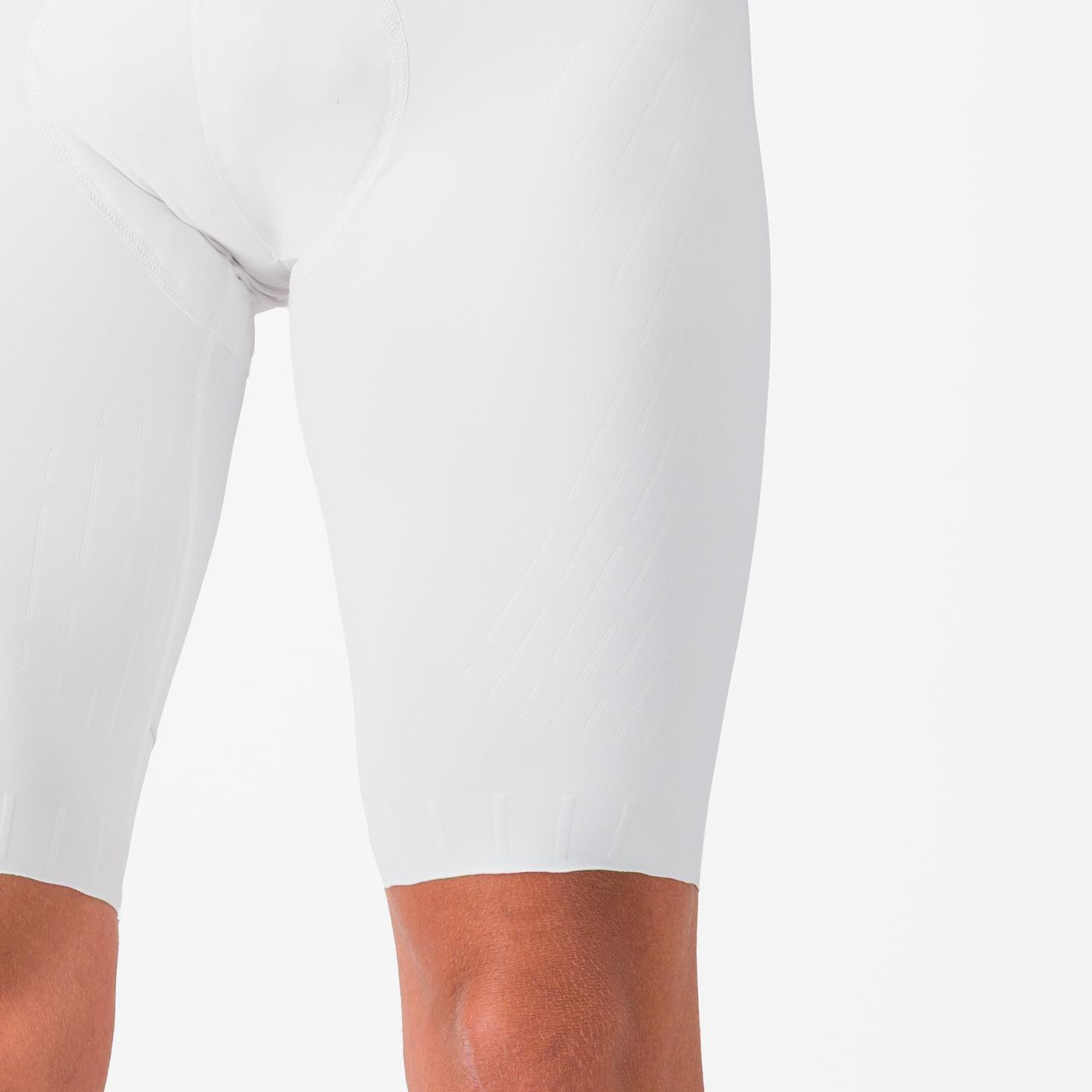 Pantaloni scurti cu bretele Castelli Free Aero Race S, pentru barbati, alb, S