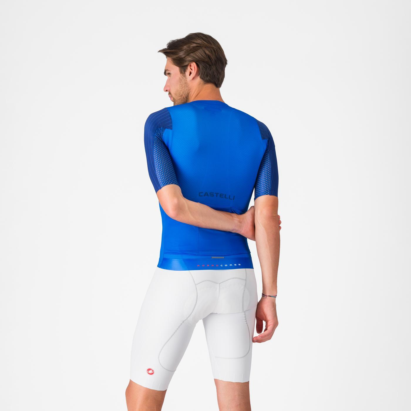 Pantaloni scurti cu bretele Castelli Free Aero Race S, pentru barbati, alb, S