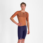 pantaloni scurti cu bretele castelli free aero race s pentru barbati albastru belgian xl