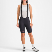 Pantaloni scurti cu bretele Castelli Free Aero Race S W, pentru femei, negru, L