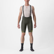 pantaloni scurti cu bretele castelli free aero rc classic verde inchis xxxl