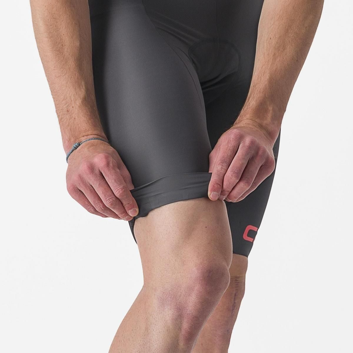 pantaloni scurti cu bretele castelli free aero rc classic visiniu gri xl 6