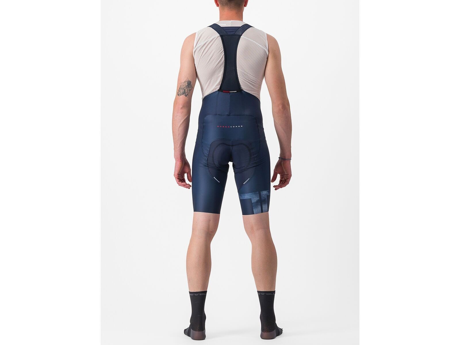 pantaloni scurti cu bretele castelli free aero rc kit bleumarin alb xxl 1