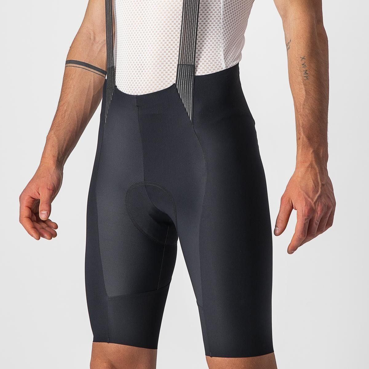 pantaloni scurti cu bretele castelli free aero rc negru m 3
