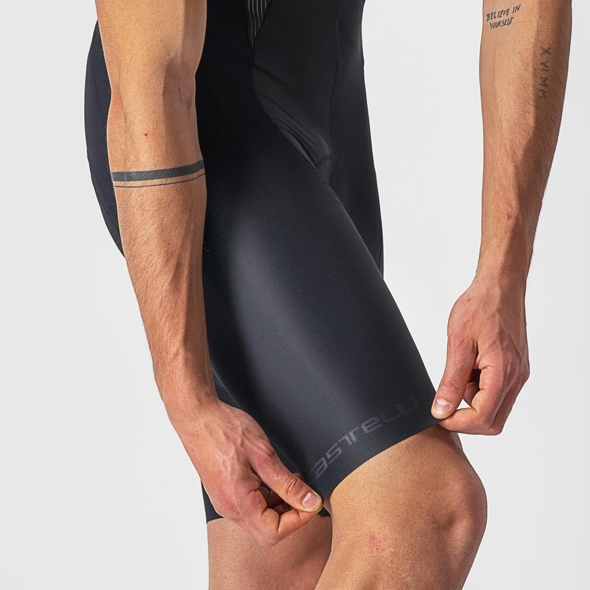 pantaloni scurti cu bretele castelli free aero rc negru xl 4