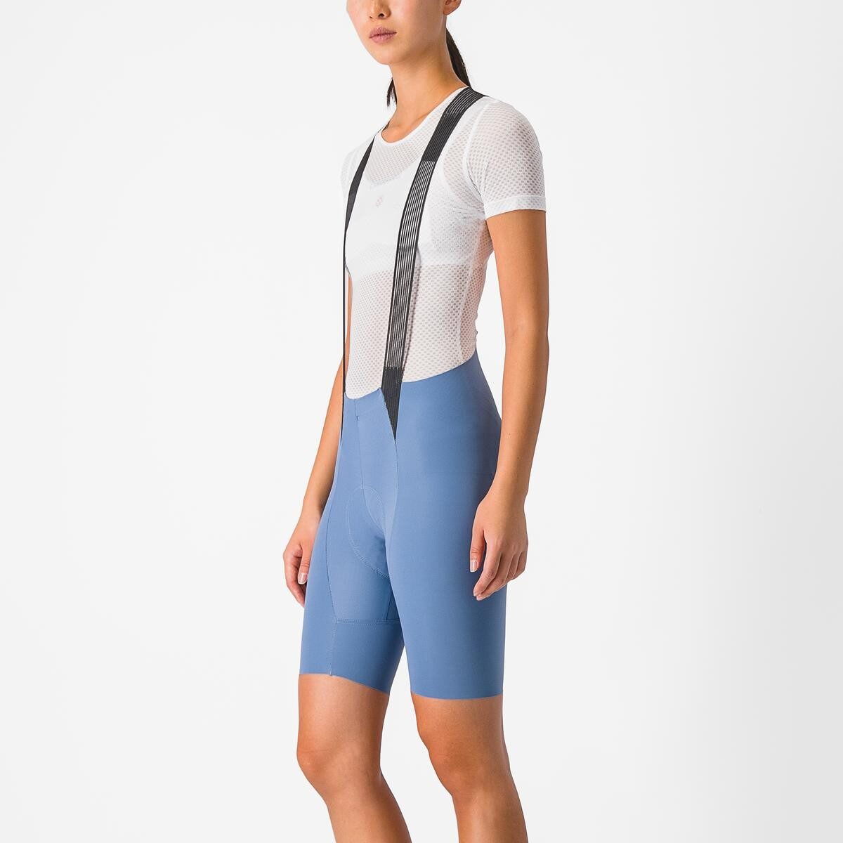 pantaloni scurti cu bretele castelli free aero rc w de dama albastru l 2