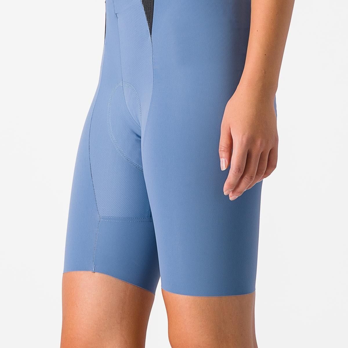 pantaloni scurti cu bretele castelli free aero rc w de dama albastru xs 3