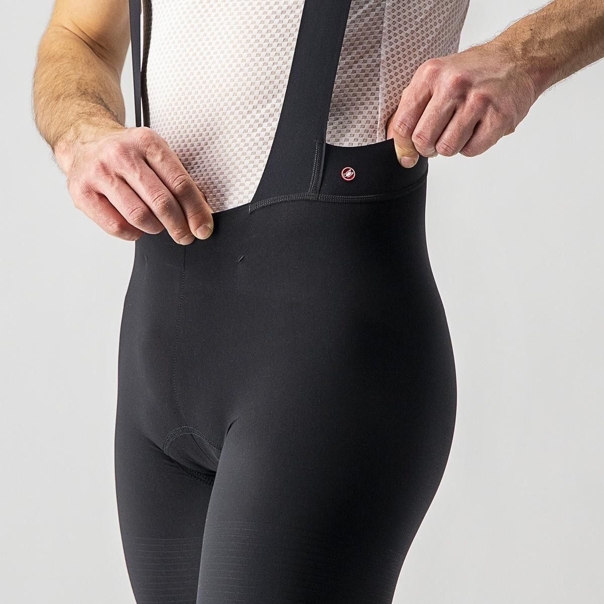 pantaloni scurti cu bretele castelli premio black negru xl 4