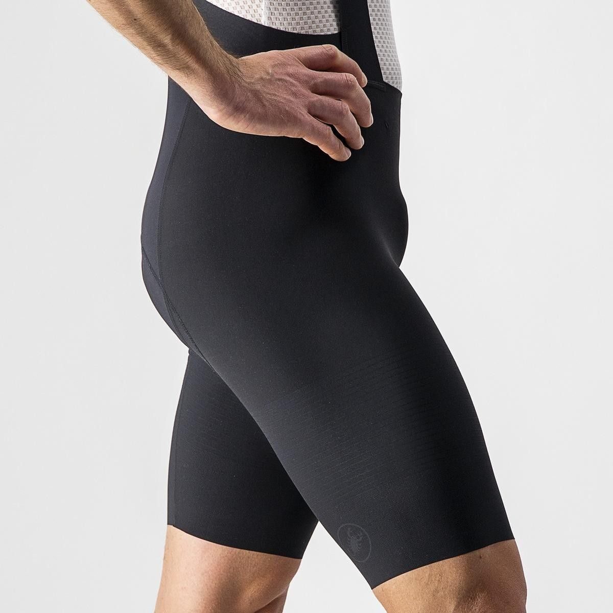 pantaloni scurti cu bretele castelli premio black negru xxxl 2